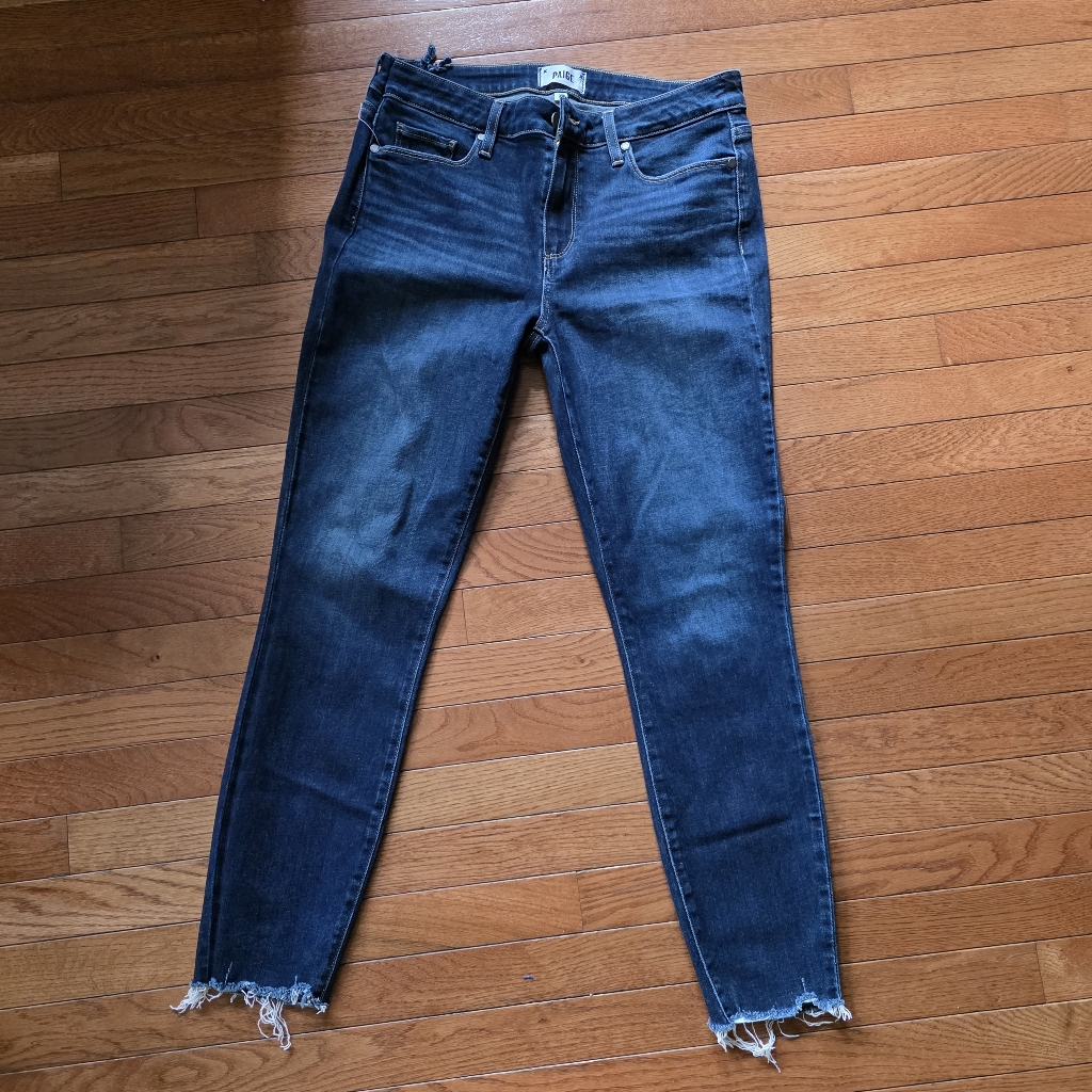 Paige Dark Indigo Skinny Jeans